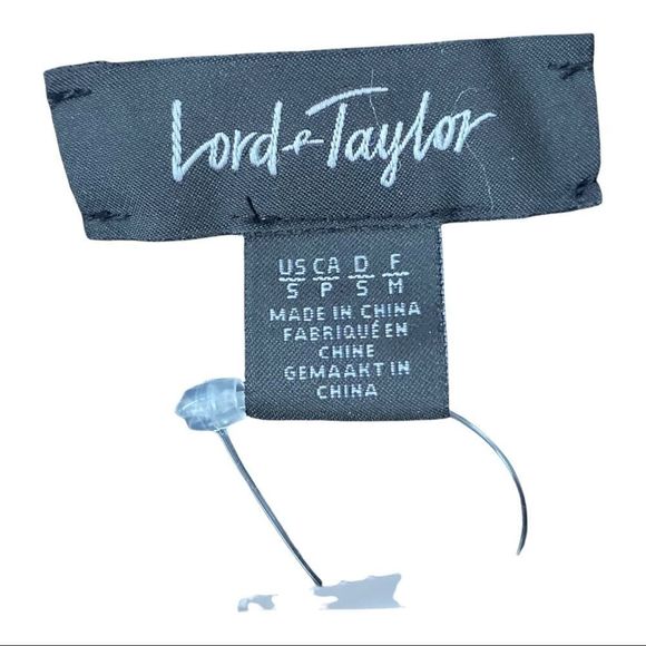 Lord & Taylor open front black long sleeve fuzzy cardigan super soft S NWT - Picture 6 of 6